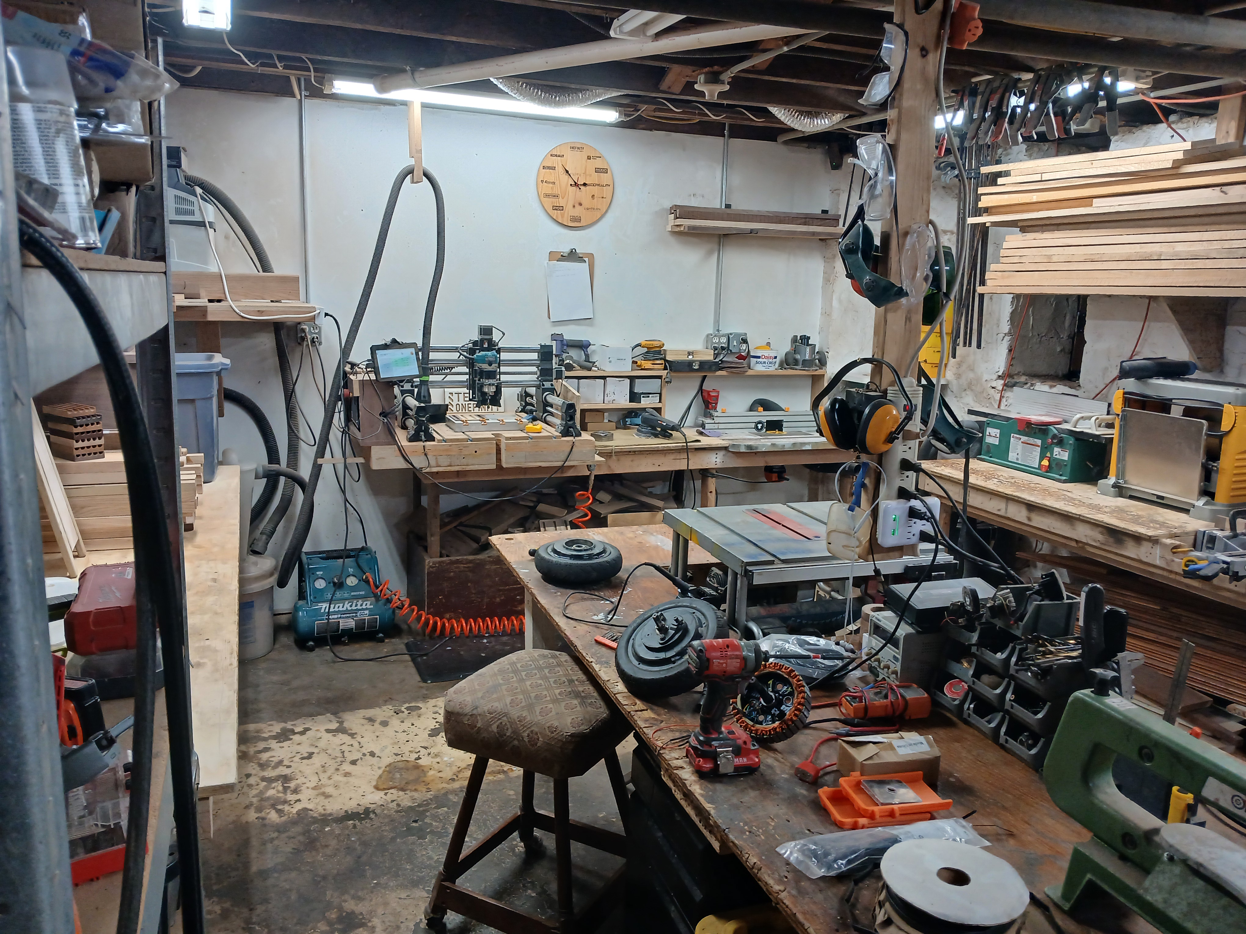 Woodworking workshop